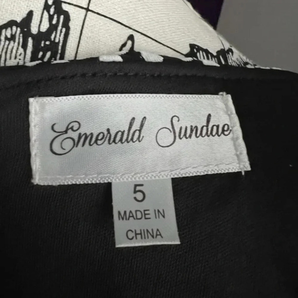 EMERALD Sundae Fit and Flare Dress. Size 5 (Jrs) Black and White - NWT - Picture 11 of 11